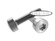 C牙細(xì)牙梅花槽球面圓柱頭自攻螺釘 ASME B18.6.3